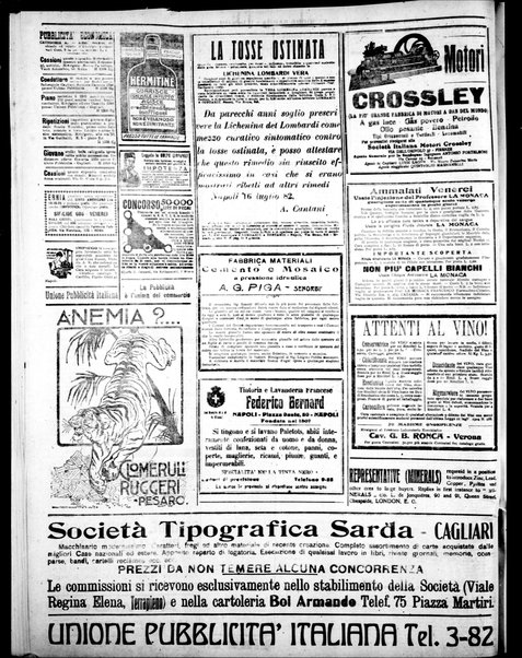 L'unione sarda : giornale settimanale, politico, amministrativo, letterario