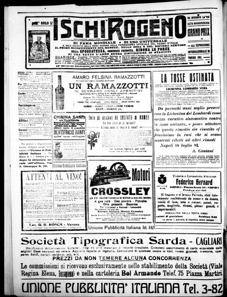 L'unione sarda : giornale settimanale, politico, amministrativo, letterario