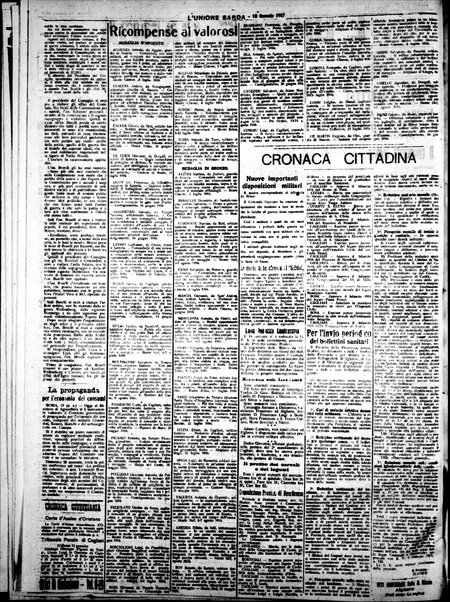 L'unione sarda : giornale settimanale, politico, amministrativo, letterario