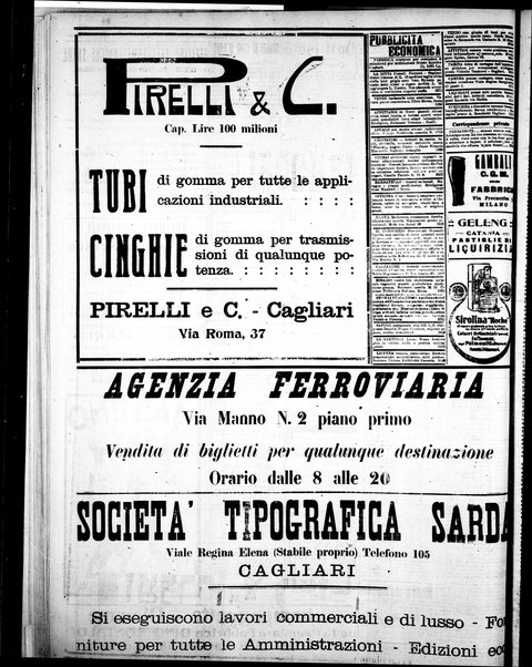 L'unione sarda : giornale settimanale, politico, amministrativo, letterario