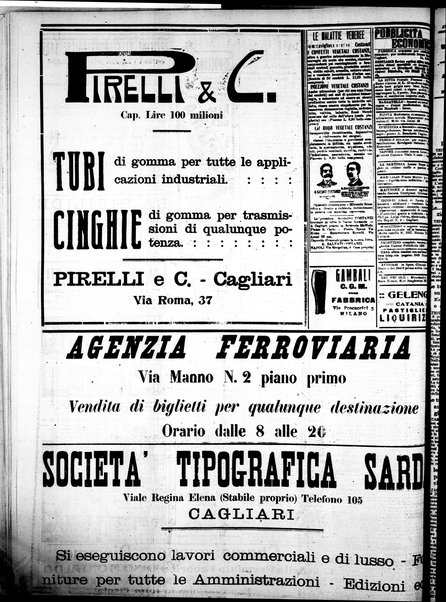 L'unione sarda : giornale settimanale, politico, amministrativo, letterario