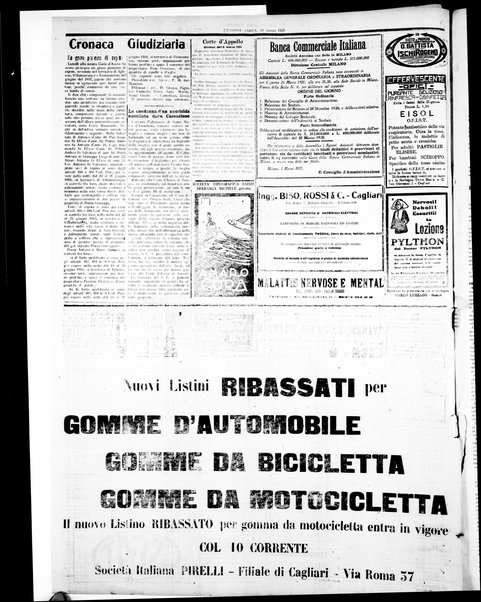 L'unione sarda : giornale settimanale, politico, amministrativo, letterario