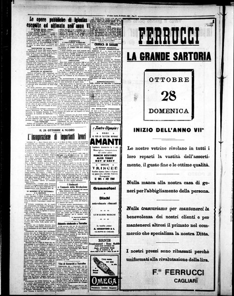 L'unione sarda : giornale settimanale, politico, amministrativo, letterario