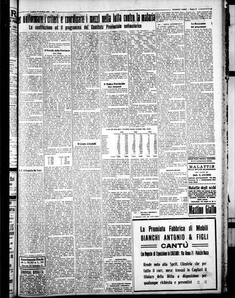 L'unione sarda : giornale settimanale, politico, amministrativo, letterario