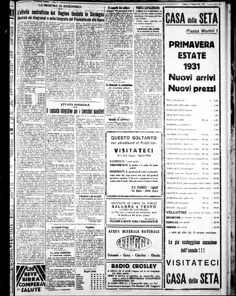 L'unione sarda : giornale settimanale, politico, amministrativo, letterario