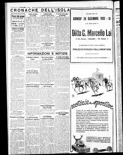 L'unione sarda : giornale settimanale, politico, amministrativo, letterario