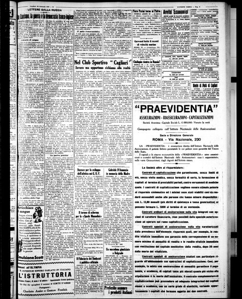 L'unione sarda : giornale settimanale, politico, amministrativo, letterario