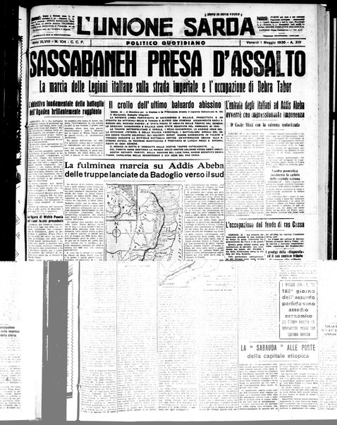 L'unione sarda : giornale settimanale, politico, amministrativo, letterario