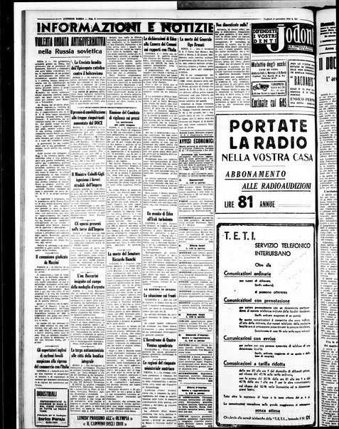 L'unione sarda : giornale settimanale, politico, amministrativo, letterario