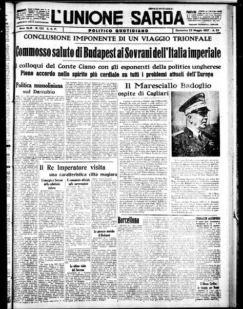 L'unione sarda : giornale settimanale, politico, amministrativo, letterario