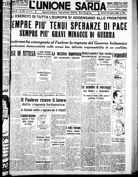 L'unione sarda : giornale settimanale, politico, amministrativo, letterario