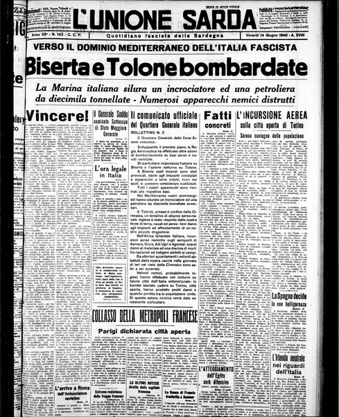 L'unione sarda : giornale settimanale, politico, amministrativo, letterario