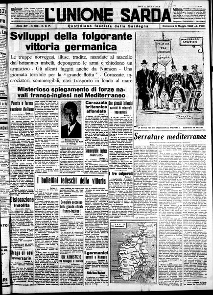 L'unione sarda : giornale settimanale, politico, amministrativo, letterario