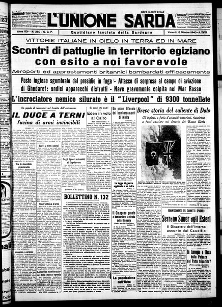 L'unione sarda : giornale settimanale, politico, amministrativo, letterario