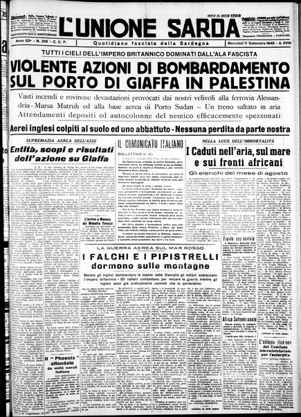 L'unione sarda : giornale settimanale, politico, amministrativo, letterario