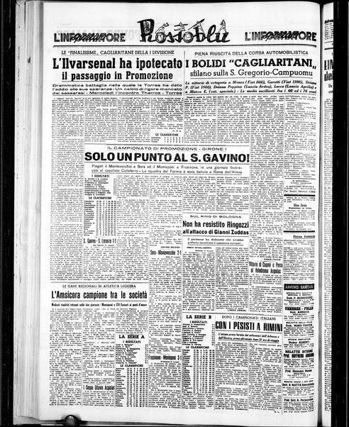 L'unione sarda : giornale settimanale, politico, amministrativo, letterario