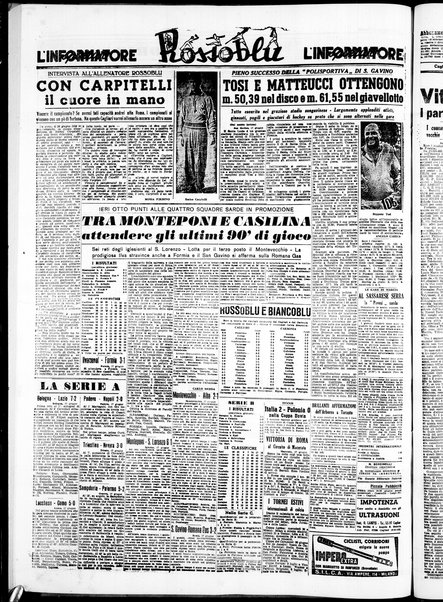 L'unione sarda : giornale settimanale, politico, amministrativo, letterario