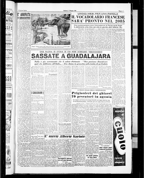 L'unione sarda : giornale settimanale, politico, amministrativo, letterario