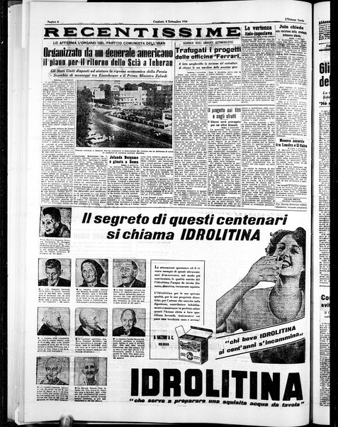 L'unione sarda : giornale settimanale, politico, amministrativo, letterario