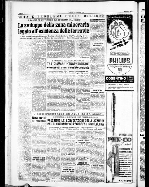 L'unione sarda : giornale settimanale, politico, amministrativo, letterario