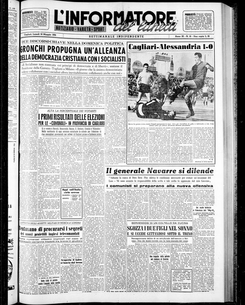 L'unione sarda : giornale settimanale, politico, amministrativo, letterario