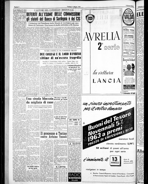 L'unione sarda : giornale settimanale, politico, amministrativo, letterario