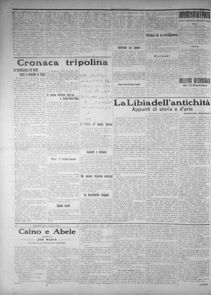 La nuova Italia : giornale quotidiano illustrato della Tripolitania e Cirenaica