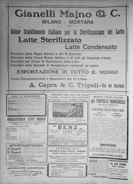 La nuova Italia : giornale quotidiano illustrato della Tripolitania e Cirenaica