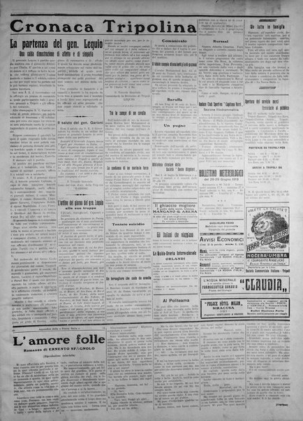 La nuova Italia : giornale quotidiano illustrato della Tripolitania e Cirenaica