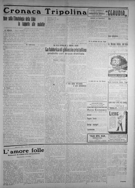 La nuova Italia : giornale quotidiano illustrato della Tripolitania e Cirenaica