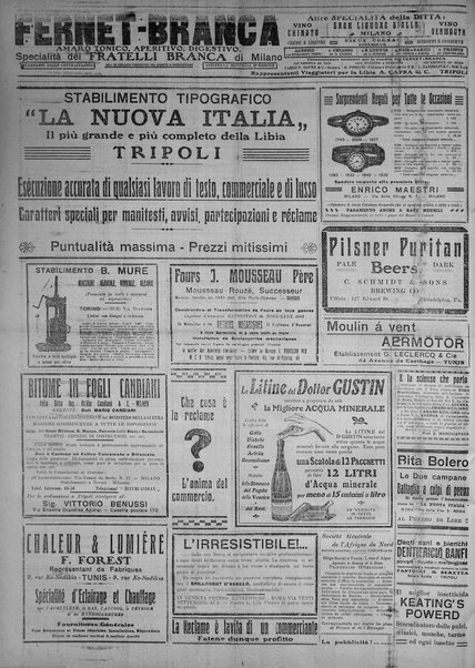 La nuova Italia : giornale quotidiano illustrato della Tripolitania e Cirenaica