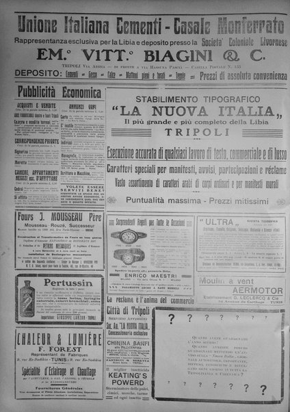 La nuova Italia : giornale quotidiano illustrato della Tripolitania e Cirenaica