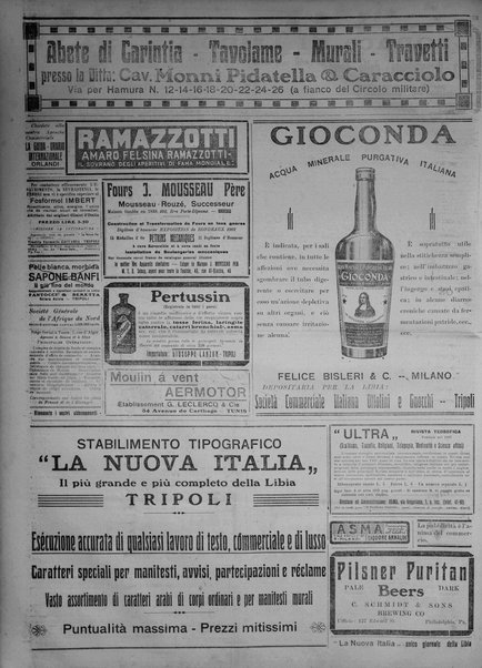 La nuova Italia : giornale quotidiano illustrato della Tripolitania e Cirenaica