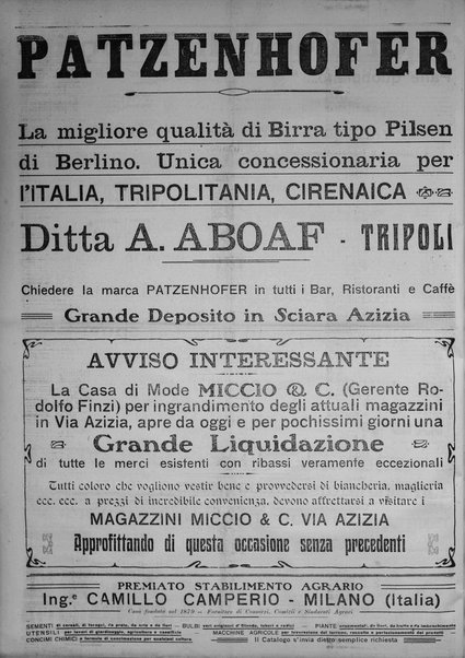 La nuova Italia : giornale quotidiano illustrato della Tripolitania e Cirenaica