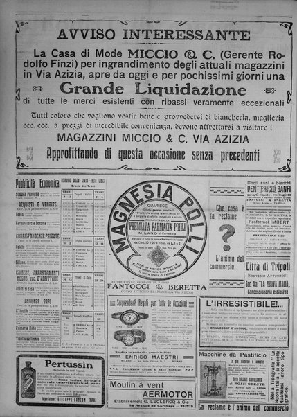 La nuova Italia : giornale quotidiano illustrato della Tripolitania e Cirenaica