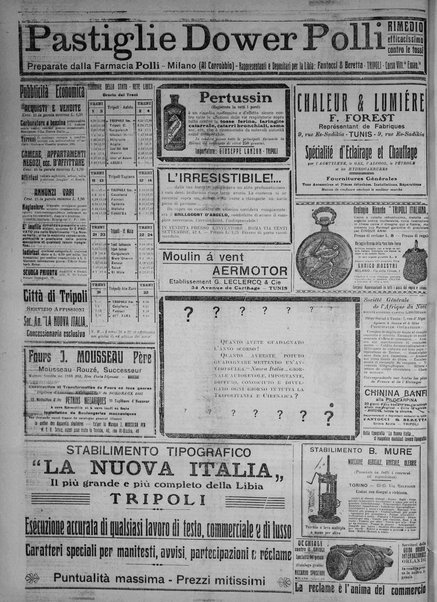 La nuova Italia : giornale quotidiano illustrato della Tripolitania e Cirenaica