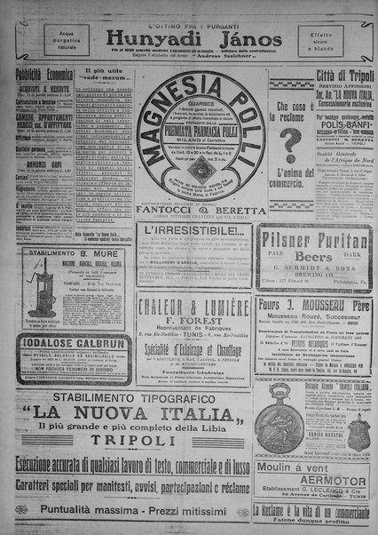 La nuova Italia : giornale quotidiano illustrato della Tripolitania e Cirenaica