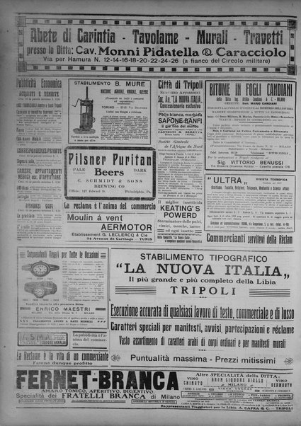 La nuova Italia : giornale quotidiano illustrato della Tripolitania e Cirenaica