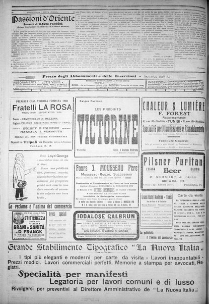 La nuova Italia : giornale quotidiano illustrato della Tripolitania e Cirenaica