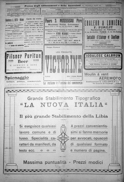 La nuova Italia : giornale quotidiano illustrato della Tripolitania e Cirenaica