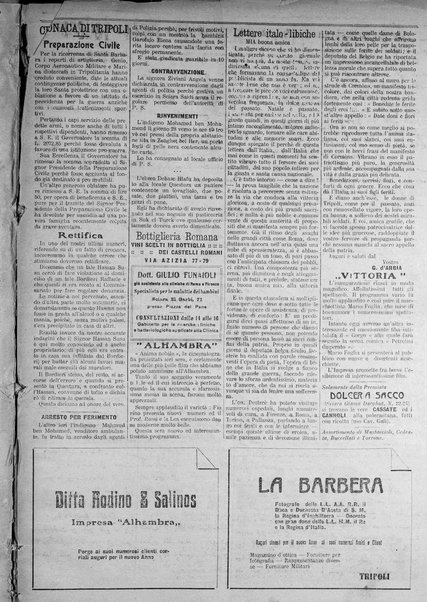 La nuova Italia : giornale quotidiano illustrato della Tripolitania e Cirenaica