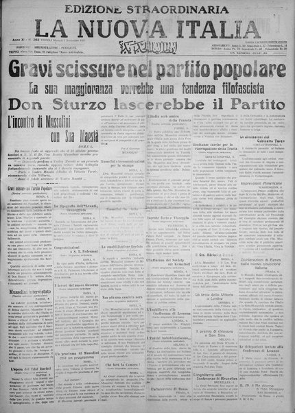 La nuova Italia : giornale quotidiano illustrato della Tripolitania e Cirenaica