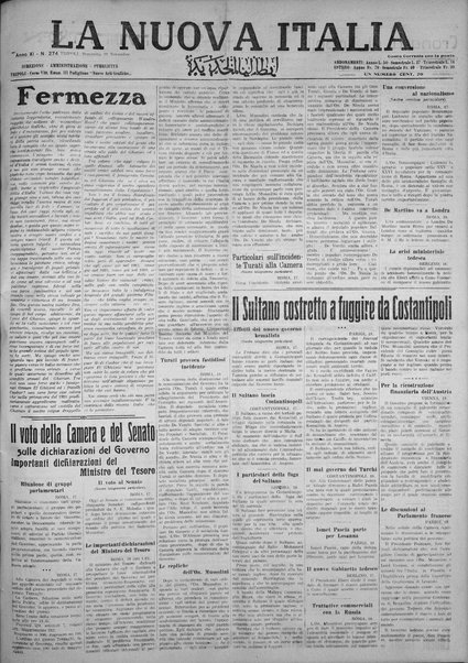 La nuova Italia : giornale quotidiano illustrato della Tripolitania e Cirenaica