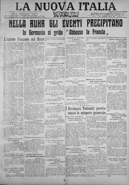 La nuova Italia : giornale quotidiano illustrato della Tripolitania e Cirenaica