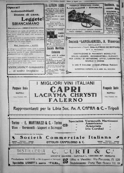 La nuova Italia : giornale quotidiano illustrato della Tripolitania e Cirenaica