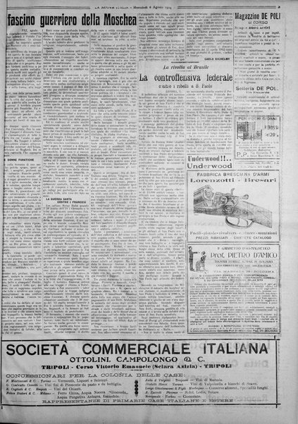 La nuova Italia : giornale quotidiano illustrato della Tripolitania e Cirenaica