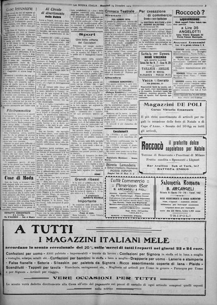 La nuova Italia : giornale quotidiano illustrato della Tripolitania e Cirenaica