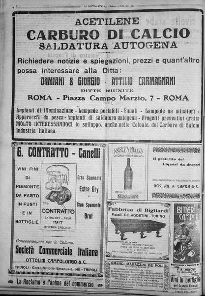 La nuova Italia : giornale quotidiano illustrato della Tripolitania e Cirenaica