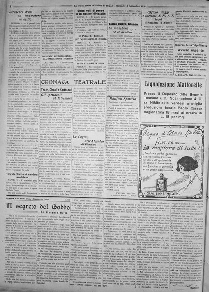 La nuova Italia : giornale quotidiano illustrato della Tripolitania e Cirenaica