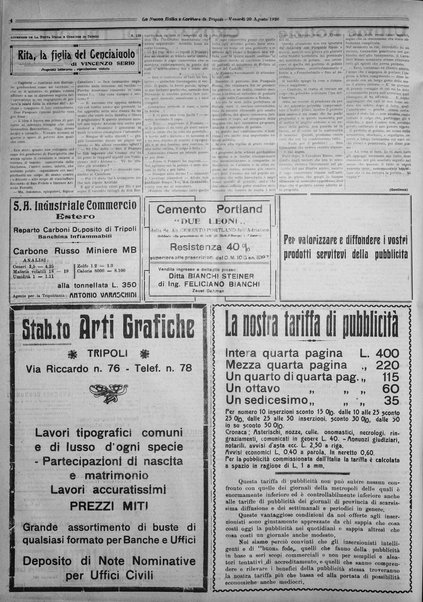 La nuova Italia : giornale quotidiano illustrato della Tripolitania e Cirenaica